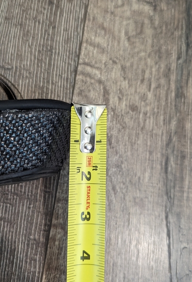 Aldo Size 8.5 Black Wedge Strappy Sandals Woven Platform Bodish - Picture 8 of 9